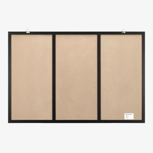 Tabla combinata Navaris, whiteboard, creta si pluta, magnetica, 70x50 cm, multicolor, pluta/MDF