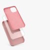 Apple iPhone 12 Mini tok, szilikon, rózsaszín, 52640.193