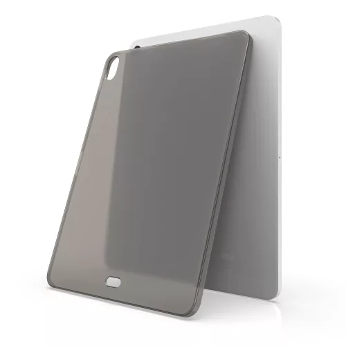 Apple iPad Air 4 (2020) tok, szilikon, fekete, 53417.01