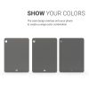 Apple iPad Air 4 (2020) tok, szilikon, fekete, 53417.01