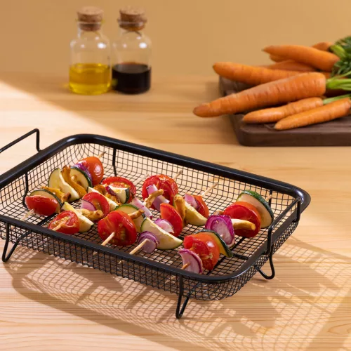 Navaris sütő grill tál, rozsdamentes acél, tapadásmentes bevonattal, 51500.02