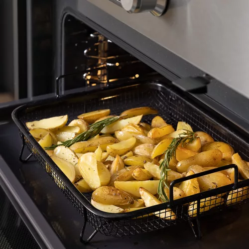 Navaris sütő grill tál, rozsdamentes acél, tapadásmentes bevonattal, 51500.02