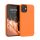 Tok Apple iPhone 12 Minihez, szilikon, narancssárga, 52640.150