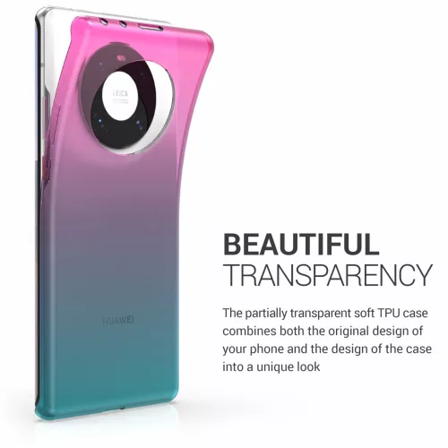 Huawei Mate 40 Pro tok, szilikon, rózsaszín, 54239.01