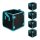 Set 5 bucati Grow Bags Square Navaris, 27x27x27 cm, material netesut, 54255.01