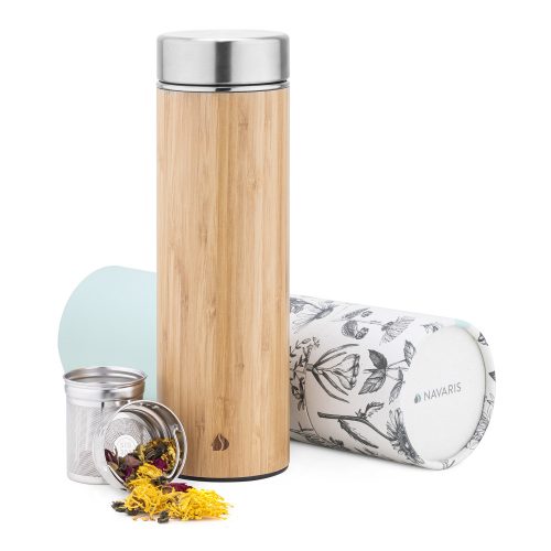 Navaris teásüveg infúzióval és kivehető szűrővel, 500 ml, barna, 54268.2.71