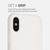 Apple iPhone X / iPhone XS tok, szilikon, krém, 42495.16