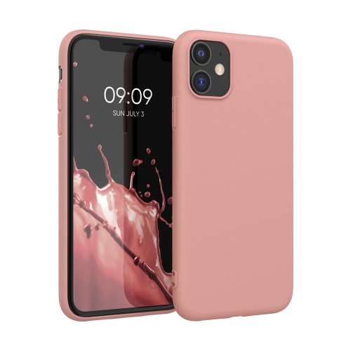 Apple iPhone 11 tok, szilikon, rózsaszín, 49787.193