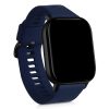 2 db pánt készlet Xiaomi Amazfit GTS 2 Minihez, szilikon, fekete/kék, 54464.01