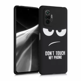   Xiaomi Redmi Note 10 Pro burkolat, szilikon, fekete, 54555.01
