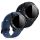 2 db szíjkészlet Honor Watch GS Pro-hoz, szilikon, fekete/kék, 53585.02