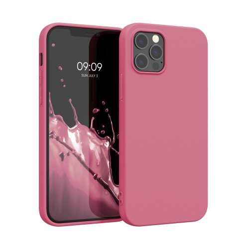 Apple iPhone 12 Pro Max tok, szilikon, rózsaszín, 53940.212