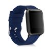 2 db pánt készlet Xiaomi Amazfit Bip / Amazfit Bip Lite, kwmobile, szilikon, kék/fekete, 54776.01