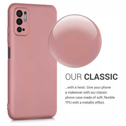 Xiaomi Redmi Note 10 5G tok, szilikon, rózsaszín arany, 54949.31