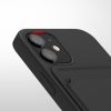 Tok iPhone 12 Minihez, szilikon, fekete, 55111.01