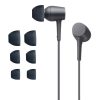 darab cserehegy készlet Sony MDR-EX750BT/WI-1000X/WI-H700 fejhallgatóhoz, Kwmobile, szürke, szilikon, 55135.22
