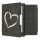 Kobo Aura H2O Edition 2 borító, textil, szürke, kwmobile, 49111.04