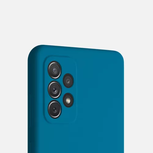 Samsung Galaxy A72 tok, szilikon, kék, 54359.224