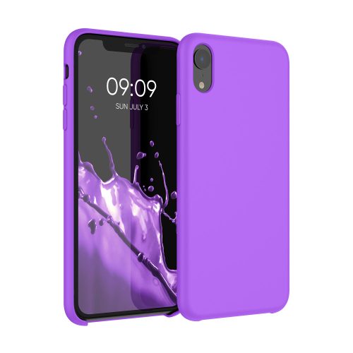 iPhone XR tok, szilikon, lila, 45910.221