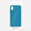 iPhone X / iPhone XS tok, szilikon, kék, 42495.224