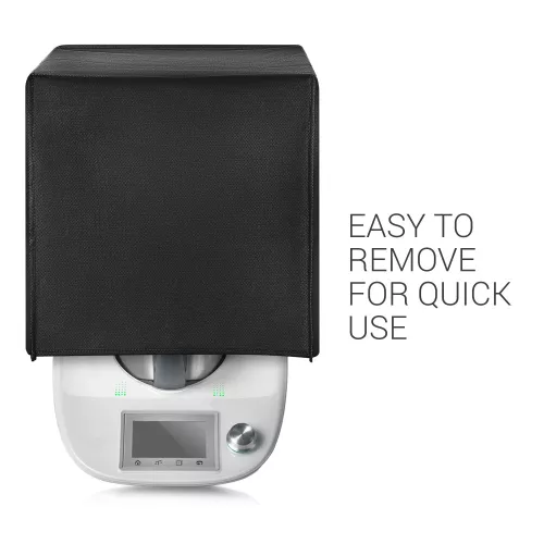 Thermomix TM6/TM5 védőburkolat, Kwmobile, fekete, műanyag, 53910.01