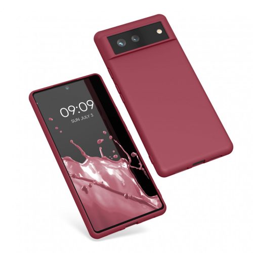 Tok Google Pixel 6 telefonhoz, Silicon, Red, 55434.209, kwmobile