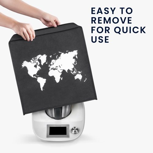 Thermomix TM6/TM5 védőburkolat, Kwmobile, fekete/fehér, műanyag, 55449.01