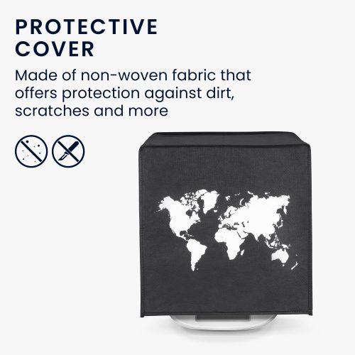 Thermomix TM6/TM5 védőburkolat, Kwmobile, fekete/fehér, műanyag, 55449.01