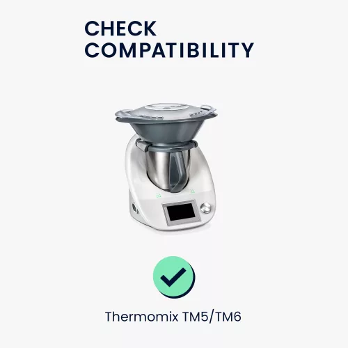 Thermomix TM6/TM5 védőburkolat, Kwmobile, fekete/fehér, műanyag, 55449.01