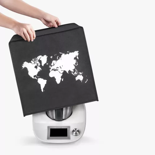 Thermomix TM6/TM5 védőburkolat, Kwmobile, fekete/fehér, műanyag, 55449.01