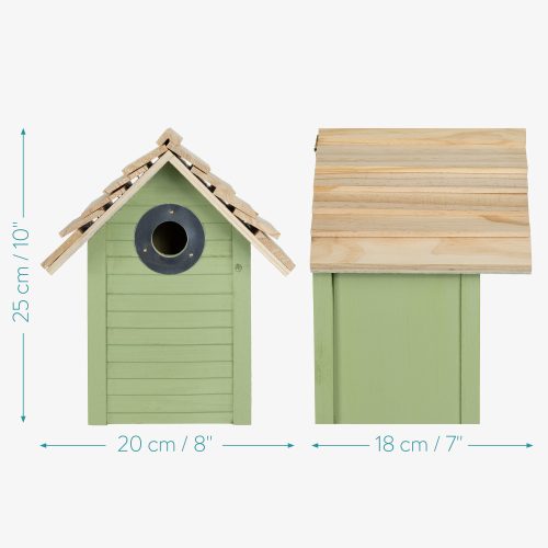 Navaris fenyő madárház, 25 x 20 x 17,9 cm, zöld, 55458,01