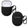 Fejhallgató tok Xiaomi Redmi Airdots 3 Pro/Buds 3 Pro, Kwmobile, fekete, szilikon, 55662.01