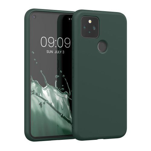Google Pixel 5 tok, szilikon, zöld, 53778.169