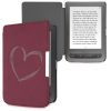 PocketBook Touch Lux 3 / Basic Touch 2 / Basic Lux borító, ökológiai bőr, lila, kwmobile, 55747.01
