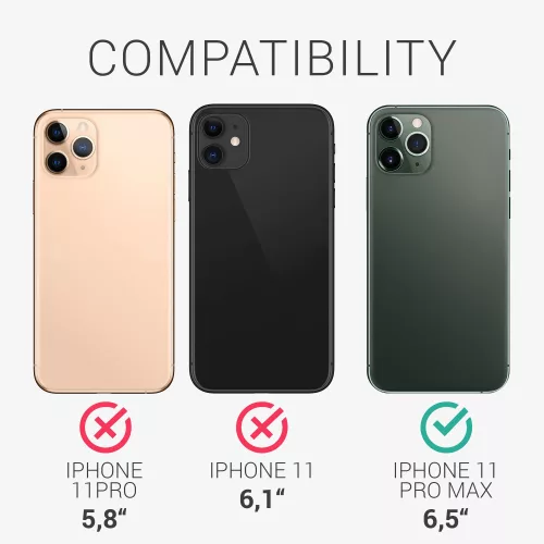iPhone 11 Pro Max tok, szilikon, lila, 55764.108