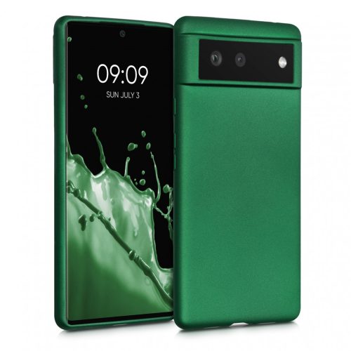 Google Pixel 6 tok, szilikon, zöld, 55783.170, kwmobile