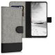 OnePlus Nord N100 tok, textil, szürke, 55808.22