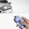 Renault / Dacia autókulcs burkolat - 4 gombos - Keyless Go, kwmobile, ökológiai bőr, többszínű, 44637.46
