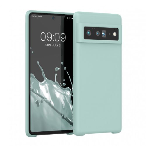 Google Pixel 6 Pro tok, szilikon, zöld, 55863.50, kwmobile