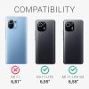 Xiaomi Mi 11 Lite 5G burkolat, szilikon, fekete, 55094.02