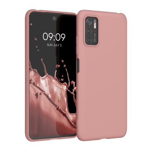 Xiaomi Poco M3 Pro 5G tok, szilikon, rózsaszín, 55363.193
