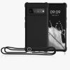 Google Pixel 6 Pro tok, szilikon, fekete, 55917.01, kwmobile