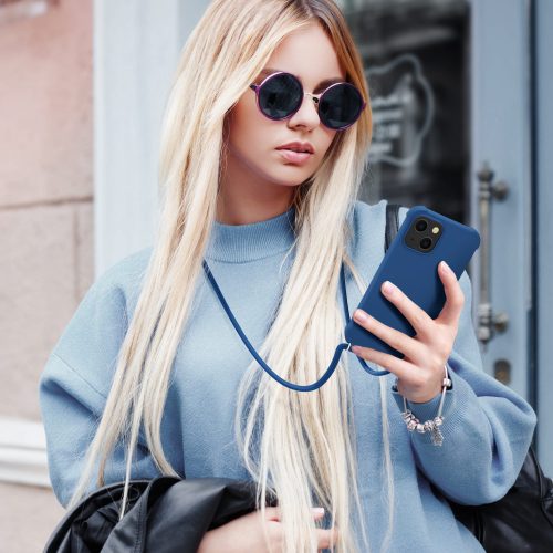 Tok iPhone 13 Minihez, szilikon, rózsaszín, 55933.77