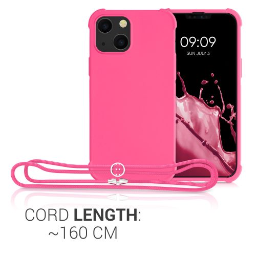 Tok iPhone 13 Minihez, szilikon, rózsaszín, 55933.77