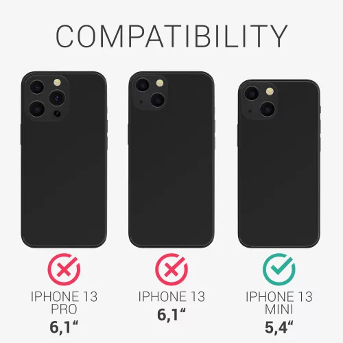 Tok iPhone 13 Minihez, fa, barna, 55936.01