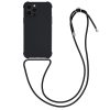 iPhone 13 Pro Max tok, szilikon, fekete, 55977.01