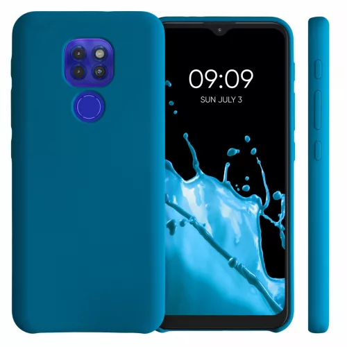 Motorola Moto G9 Play / Moto E7 Plus burkolat, szilikon, zöld, 53403.224, kwmobile