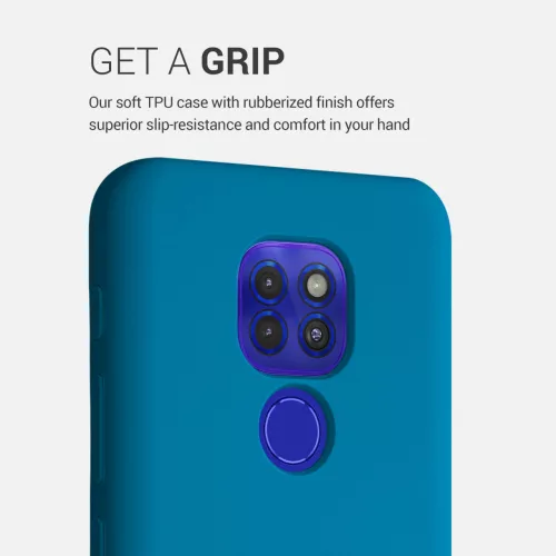 Motorola Moto G9 Play / Moto E7 Plus burkolat, szilikon, zöld, 53403.224, kwmobile