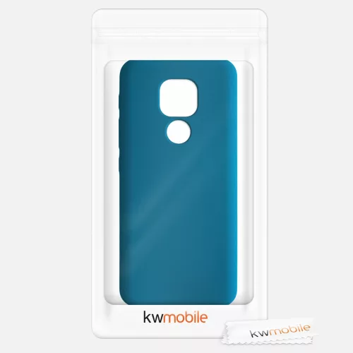 Motorola Moto G9 Play / Moto E7 Plus burkolat, szilikon, zöld, 53403.224, kwmobile