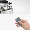 Autókulcs huzat VW / Skoda / Seat - 3 gombos, kwmobile, szilikon, kék / arany, 56006.03
